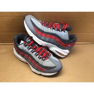 Nike Air Max 95 Youth 7Y Gray Solar Red Vintage 2013 Women 8.5